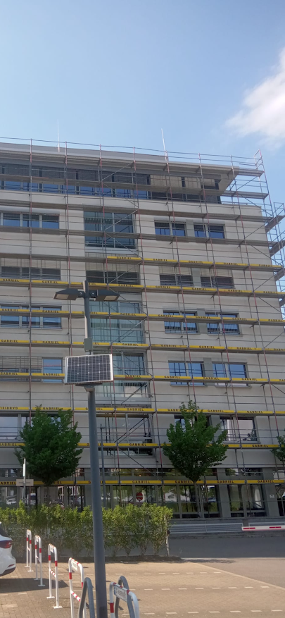 Unsere Gerüstbauer im Einsatz